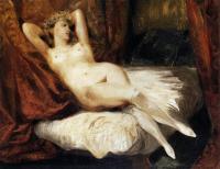 Delacroix, Eugene - Female Nude Reclining on a Divan